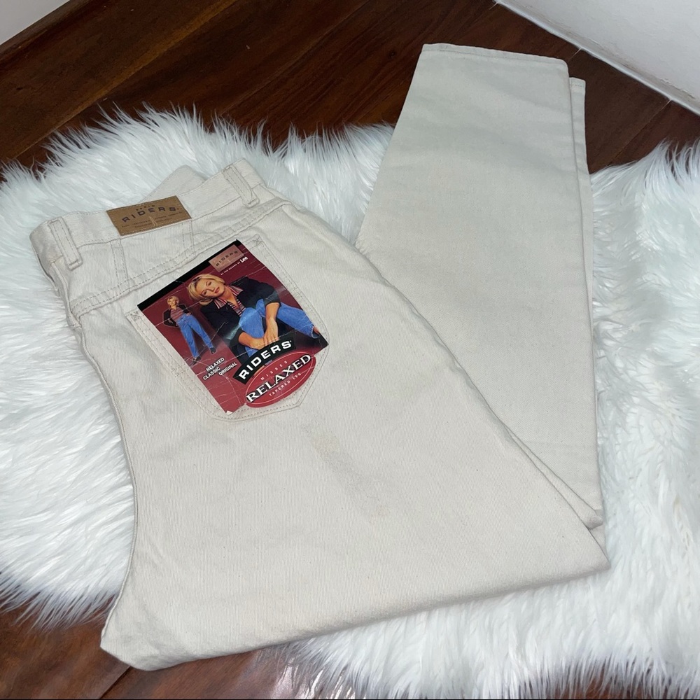 Vintage NWT Riders by Lee Jeans Khaki Size 18
